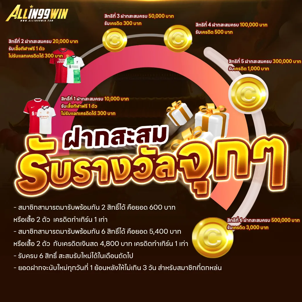 ฝากสะสม by allin 99win